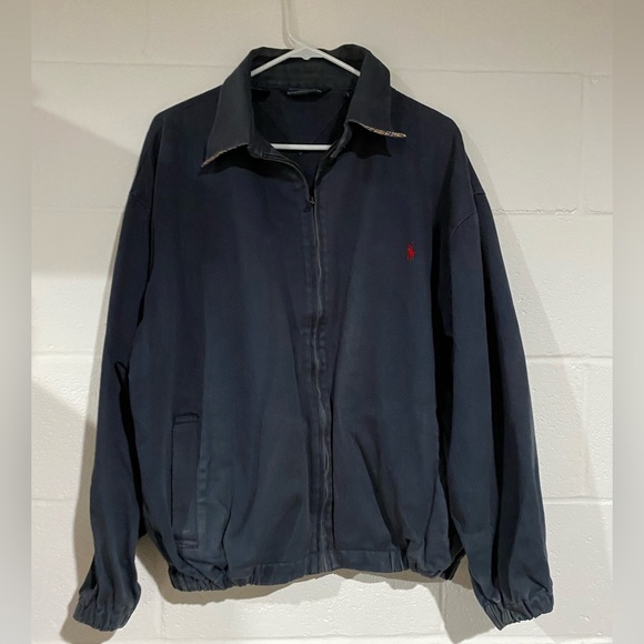 Ralph Lauren Men's Dark Blue work jacket large - Picture 1 of 8